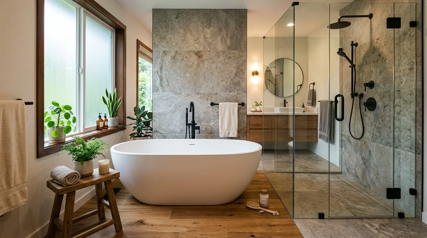 bathroom installation in Burnley