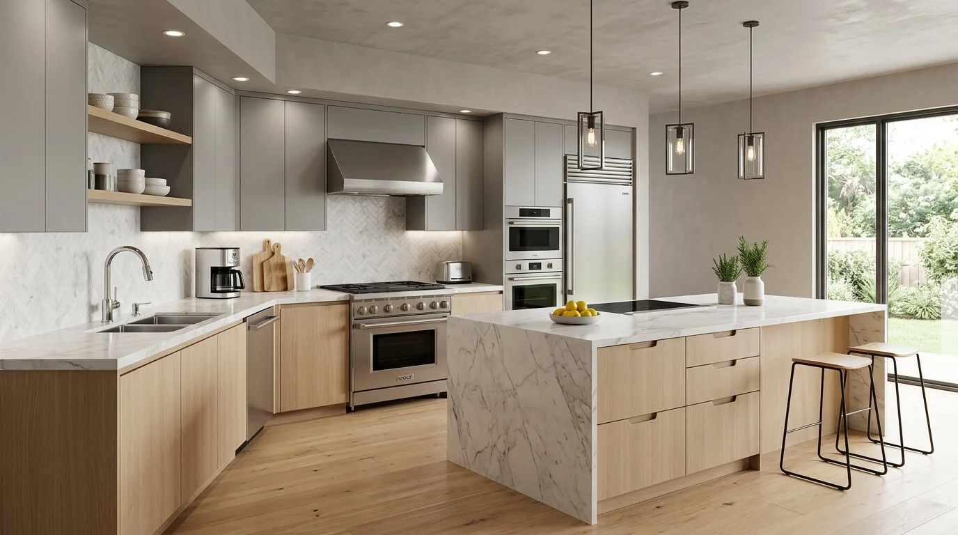 Kitchen installation in Burnley